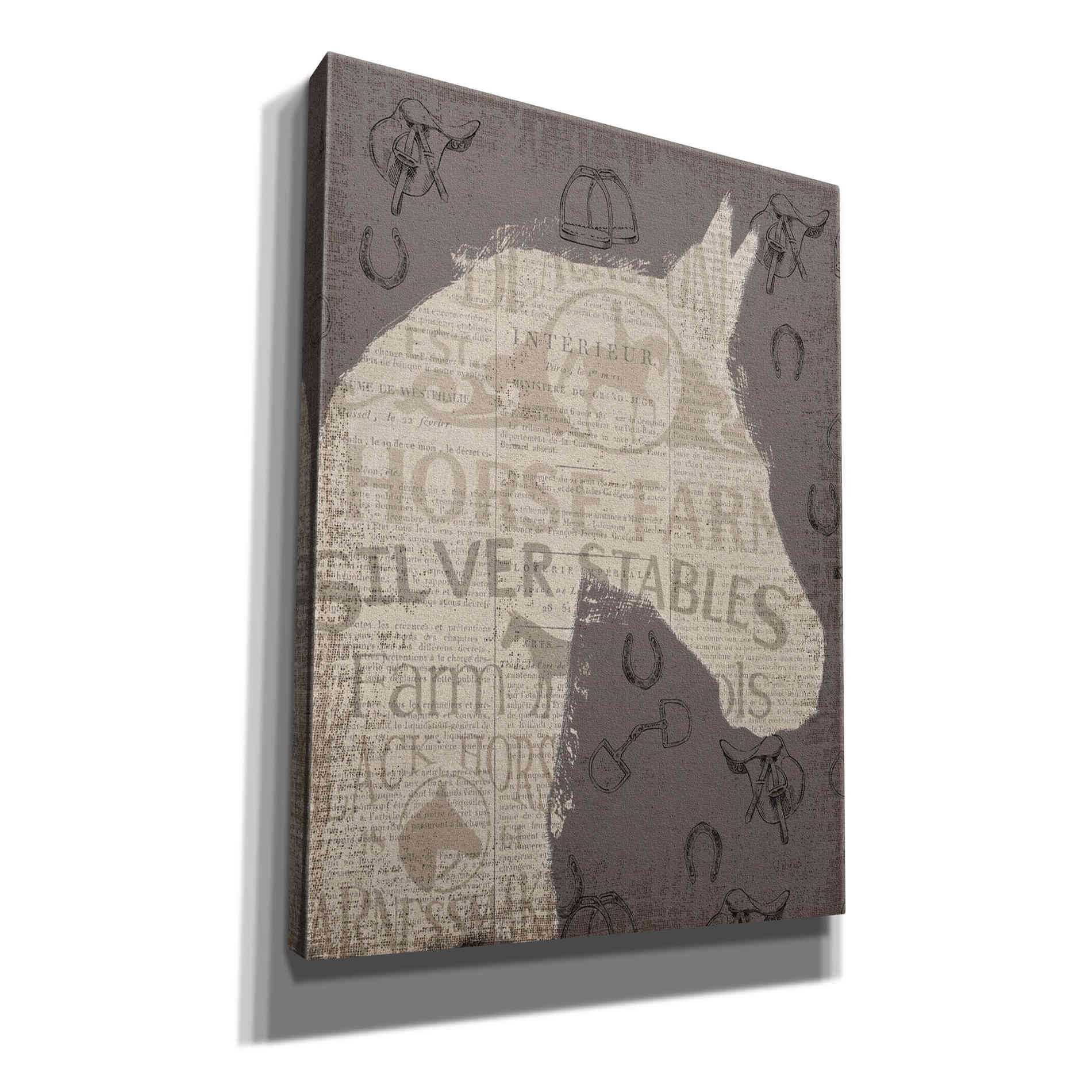 Epic Art 'Equine II' by James Wiens, Canvas Wall Art,12x16x1.1x0,20x24x1.1x0,26x30x1.74x0,40x54x1.74x0