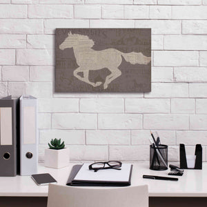 Epic Art 'Equine I' by James Wiens, Canvas Wall Art,18 x 12