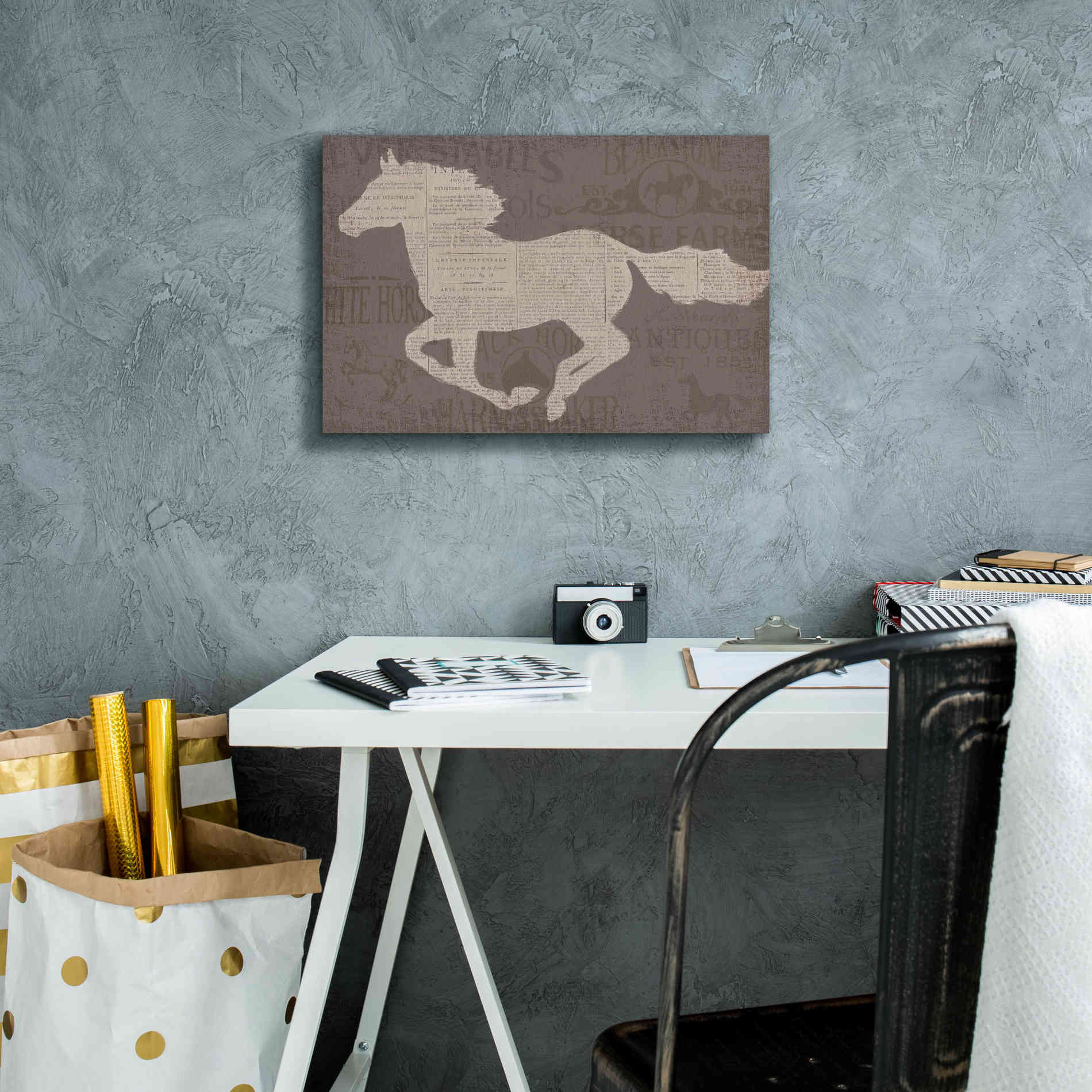 Epic Art 'Equine I' by James Wiens, Canvas Wall Art,18 x 12