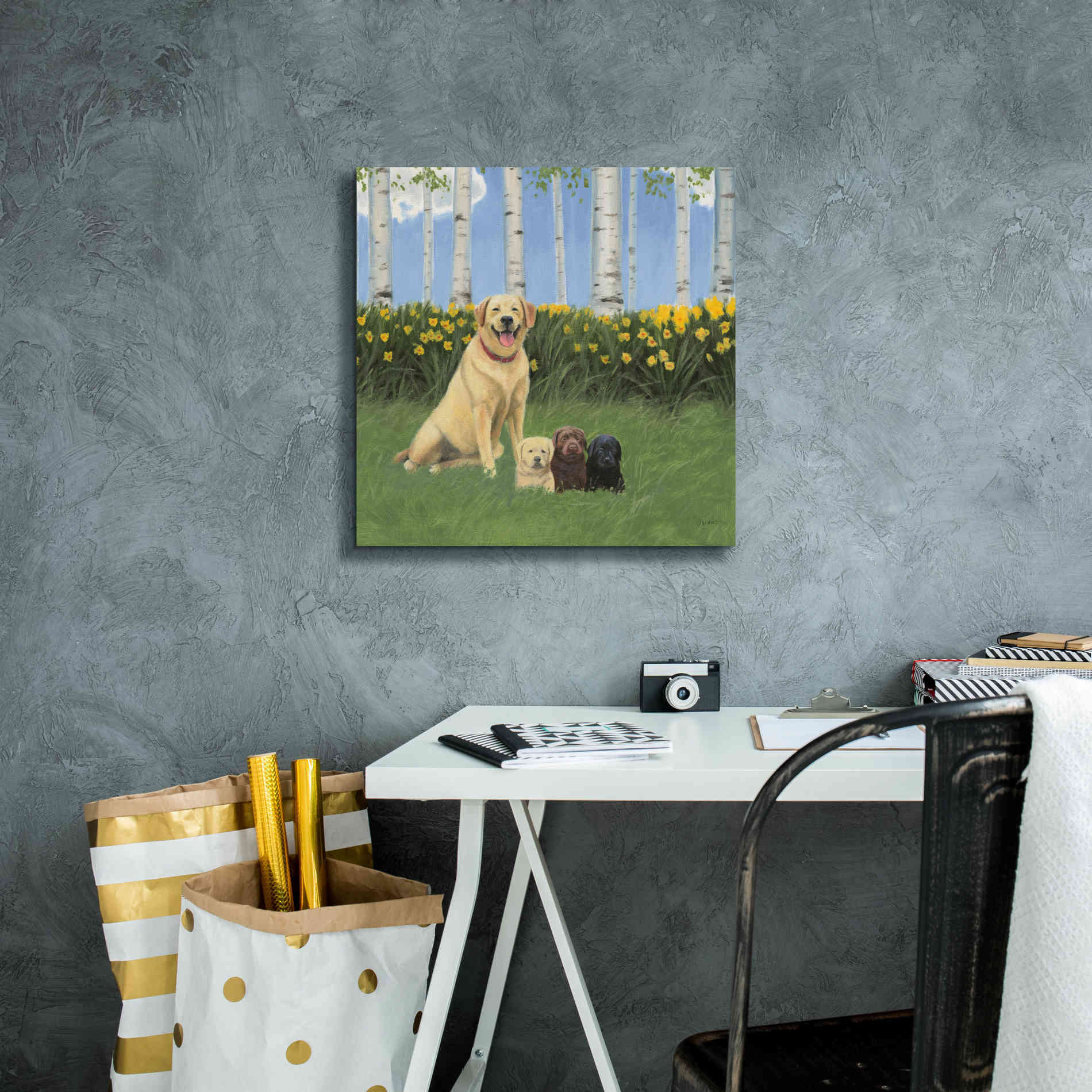Epic Art 'Proud Mom' by James Wiens, Canvas Wall Art,18 x 18