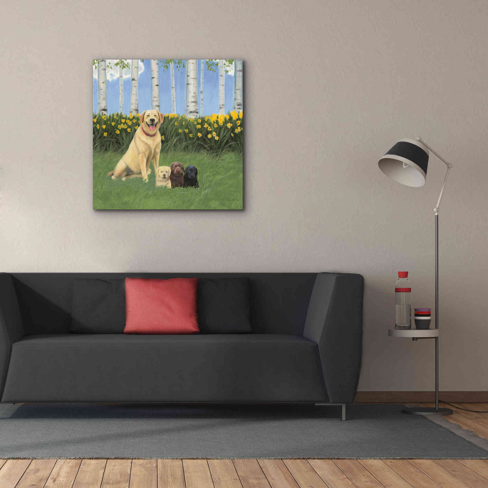 Epic Art 'Proud Mom' by James Wiens, Canvas Wall Art,37 x 37