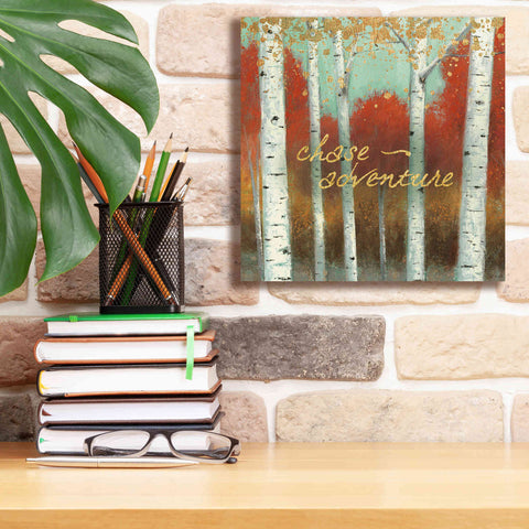 Image of 'Fall Promenade II' by James Wiens, Canvas Wall Art,12 x 12