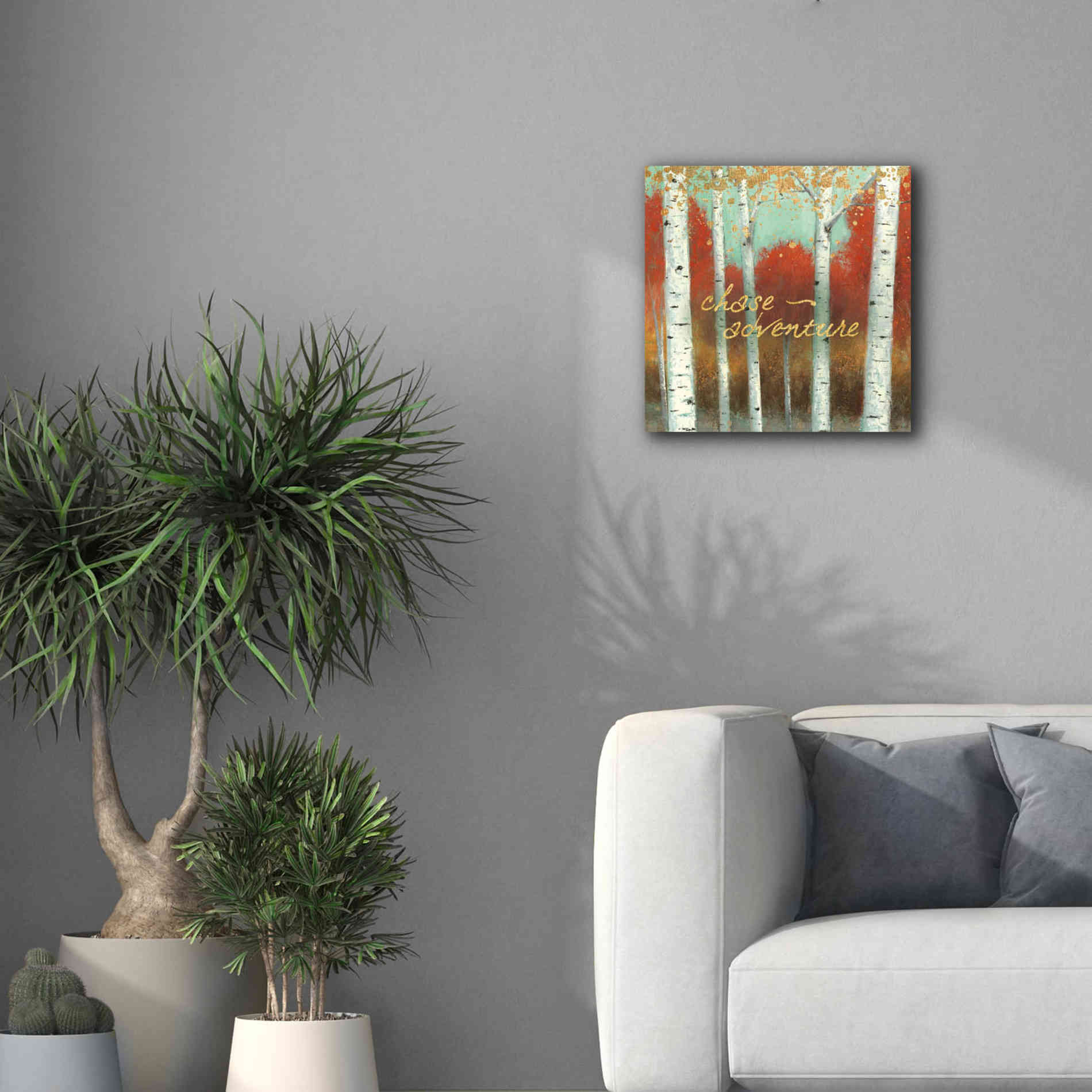 'Fall Promenade II' by James Wiens, Canvas Wall Art,18 x 18