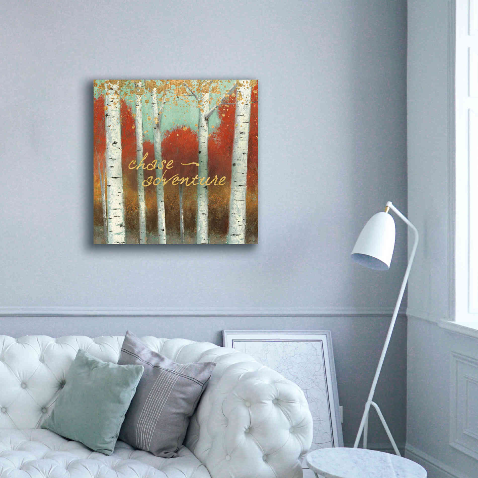 'Fall Promenade II' by James Wiens, Canvas Wall Art,37 x 37
