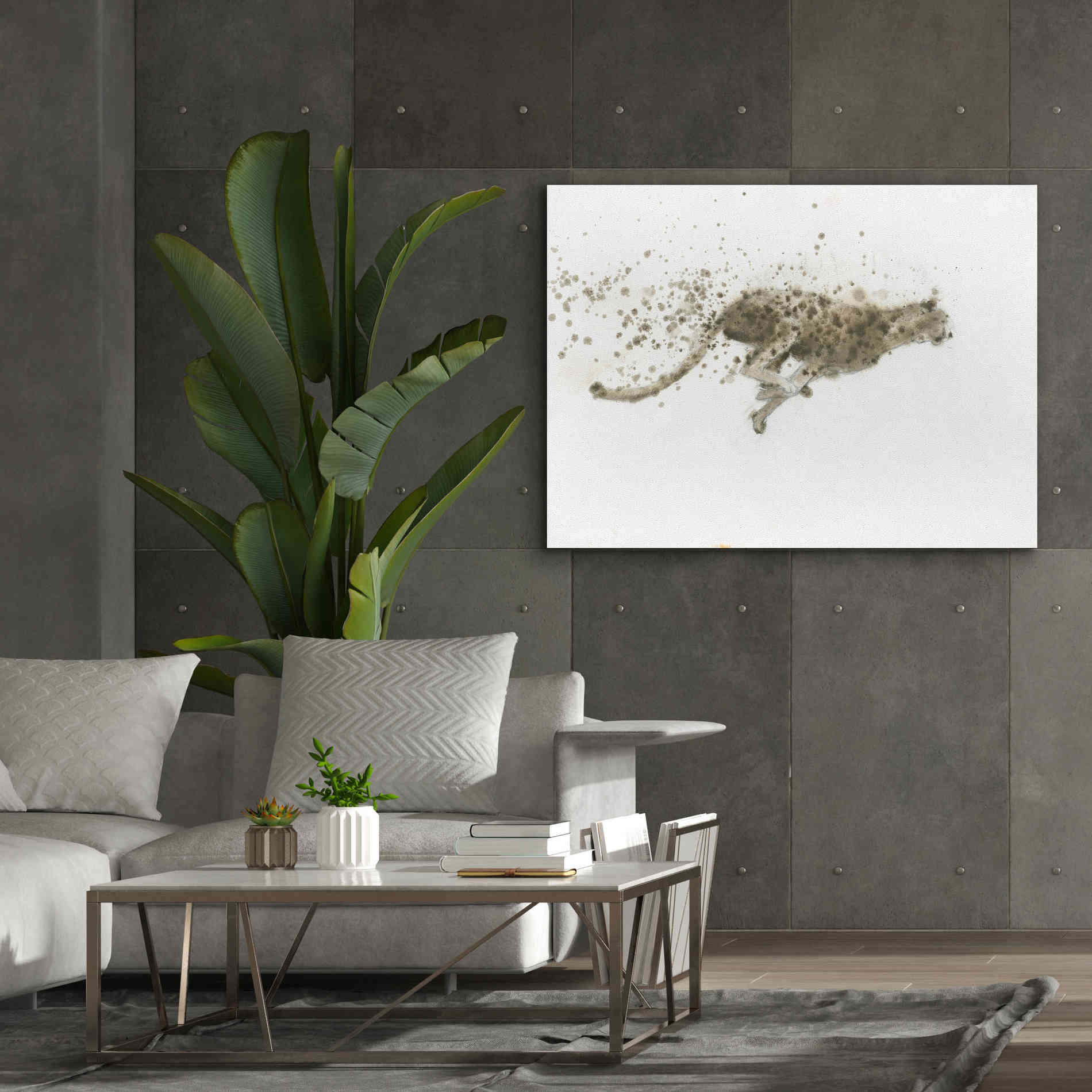 'Cheetah' by James Wiens, Canvas Wall Art,54 x 40