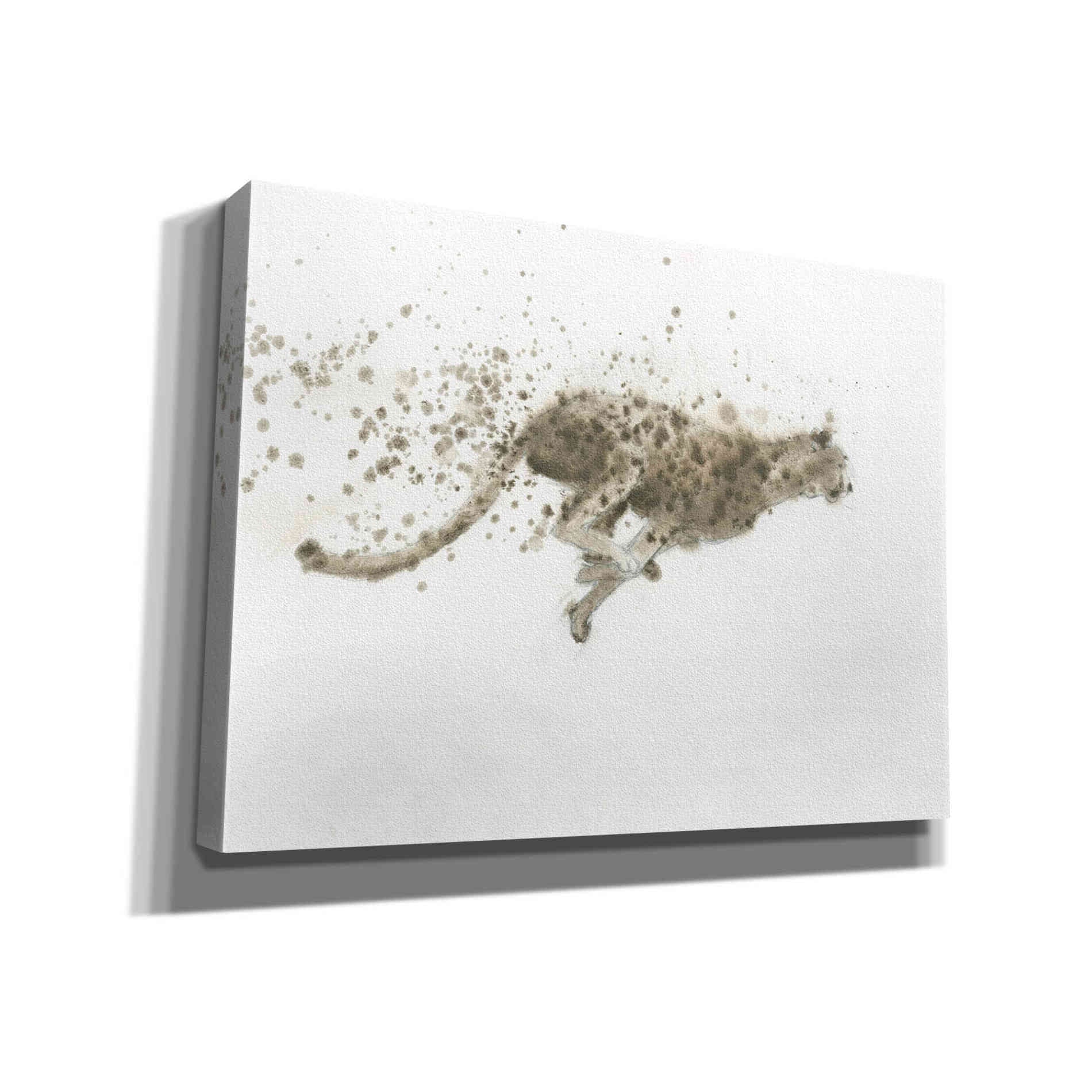 'Cheetah' by James Wiens, Canvas Wall Art,16x12x1.1x0,26x18x1.1x0,34x26x1.74x0,54x40x1.74x0