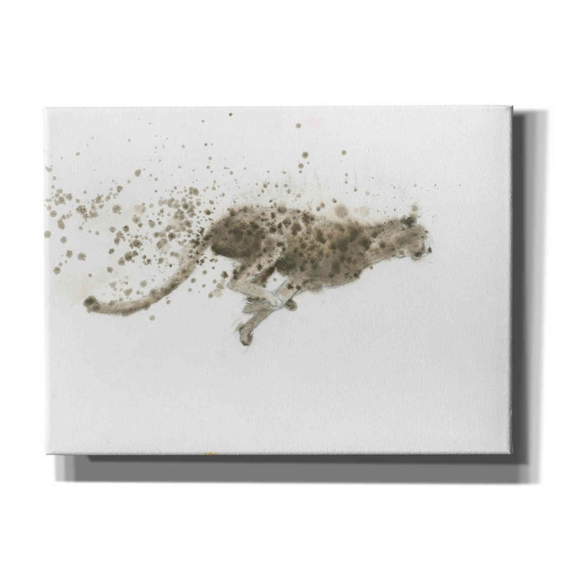 'Cheetah' by James Wiens, Canvas Wall Art,16x12x1.1x0,26x18x1.1x0,34x26x1.74x0,54x40x1.74x0