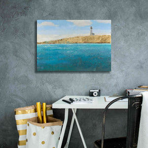 'Lighthouse Seascape II' by James Wiens, Canvas Wall Art,26 x 18