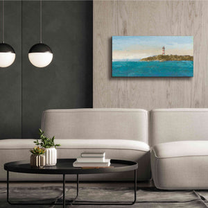 'Lighthouse Seascape I' by James Wiens, Canvas Wall Art,40 x 20