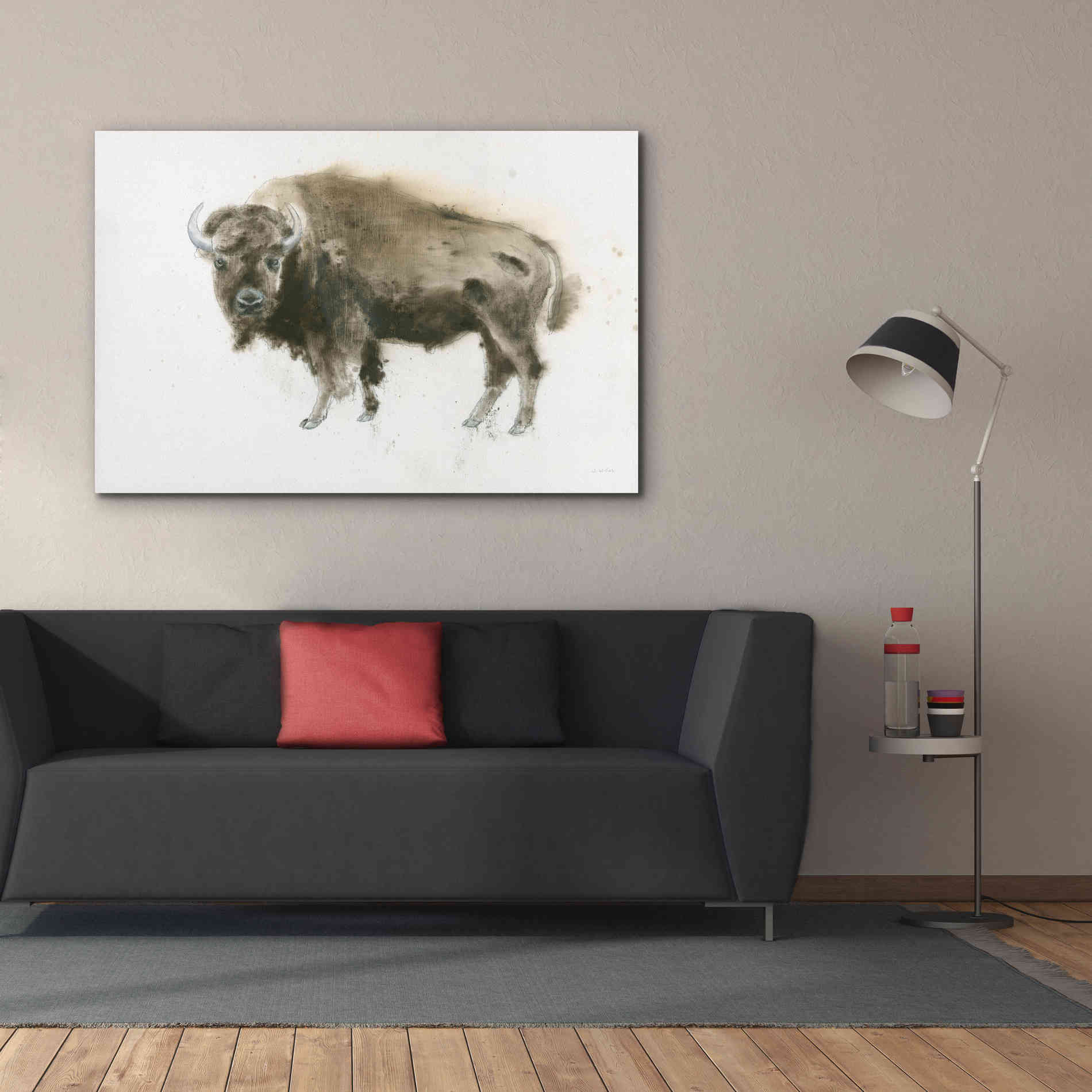 'Buffalo Bill' by James Wiens, Canvas Wall Art,60 x 40