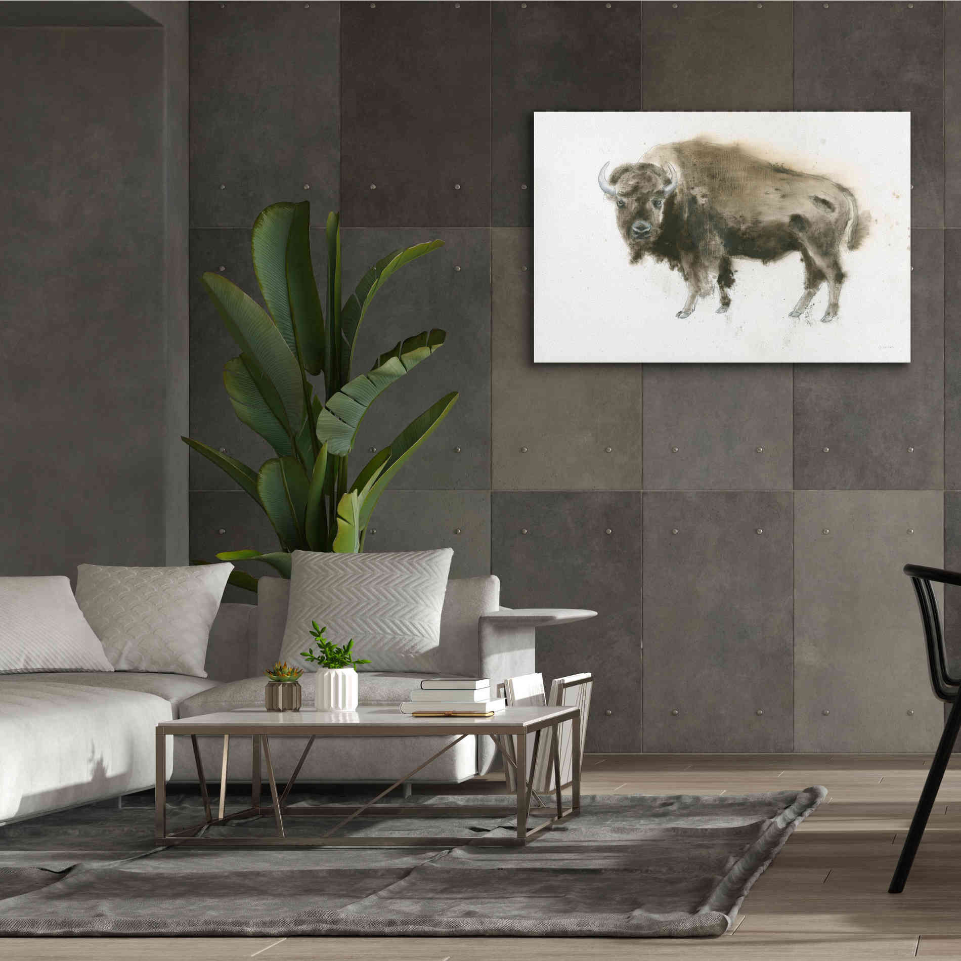 'Buffalo Bill' by James Wiens, Canvas Wall Art,60 x 40