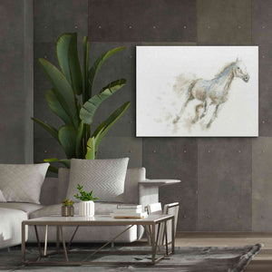 'Stallion I Horizontal' by James Wiens, Canvas Wall Art,54 x 40