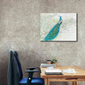 'Spring Peacock I' by James Wiens, Canvas Wall Art,34 x 26