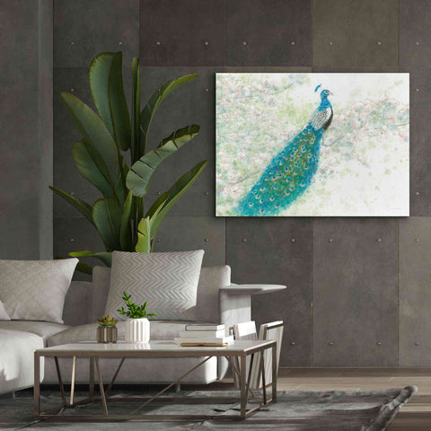 Image of 'Spring Peacock I' by James Wiens, Canvas Wall Art,54 x 40