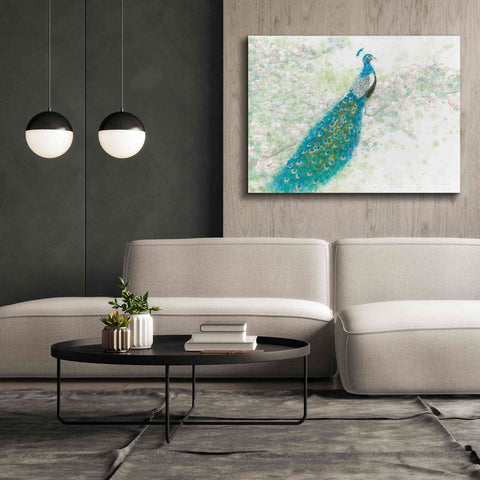Image of 'Spring Peacock I' by James Wiens, Canvas Wall Art,54 x 40
