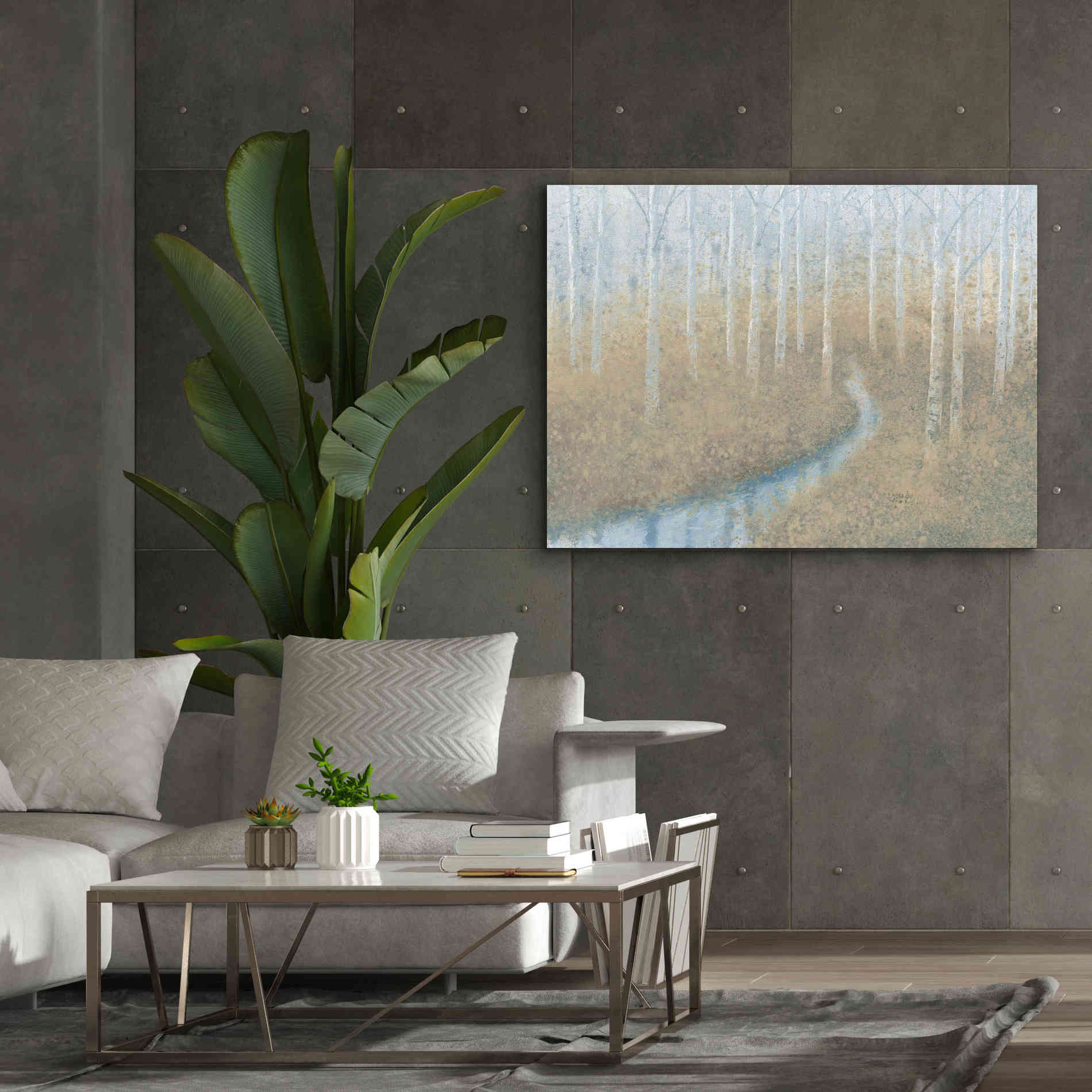 'Silver Waters' by James Wiens, Canvas Wall Art,54 x 40