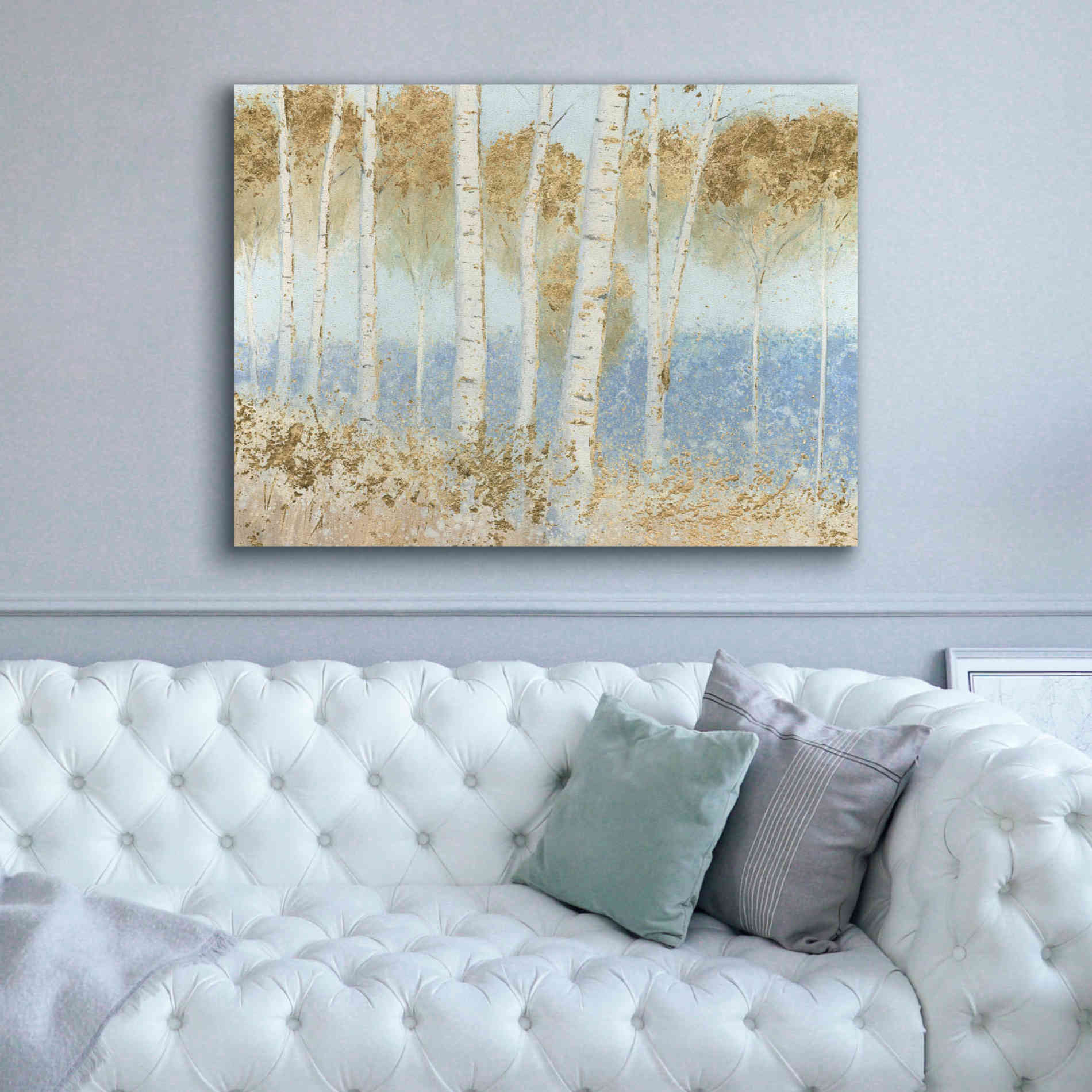 'Summer Birches' by James Wiens, Canvas Wall Art,54 x 40