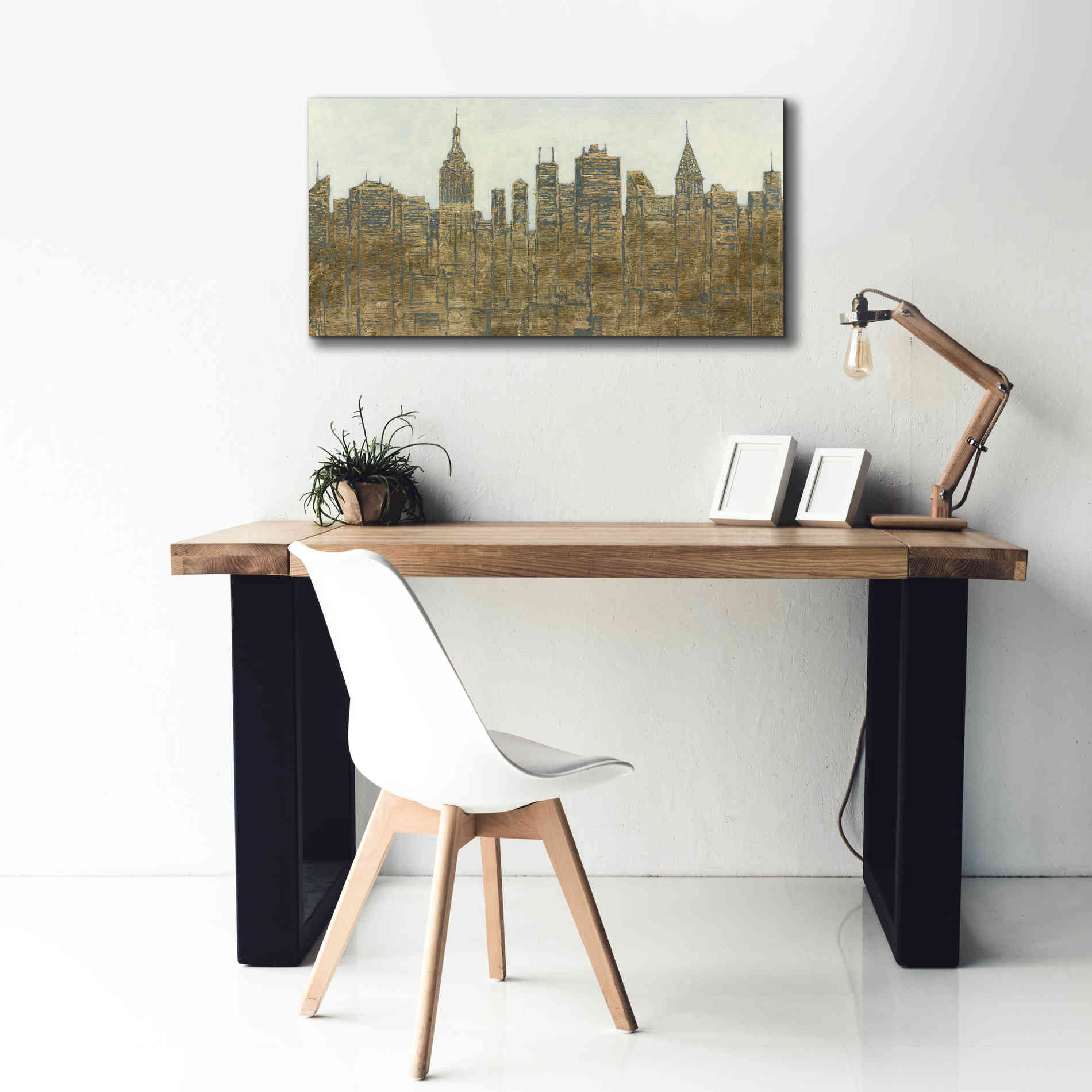 'Lavish Skyline' by James Wiens, Canvas Wall Art,40 x 20