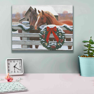 'Christmas in the Heartland II' by James Wiens, Canvas Wall Art,16 x 12