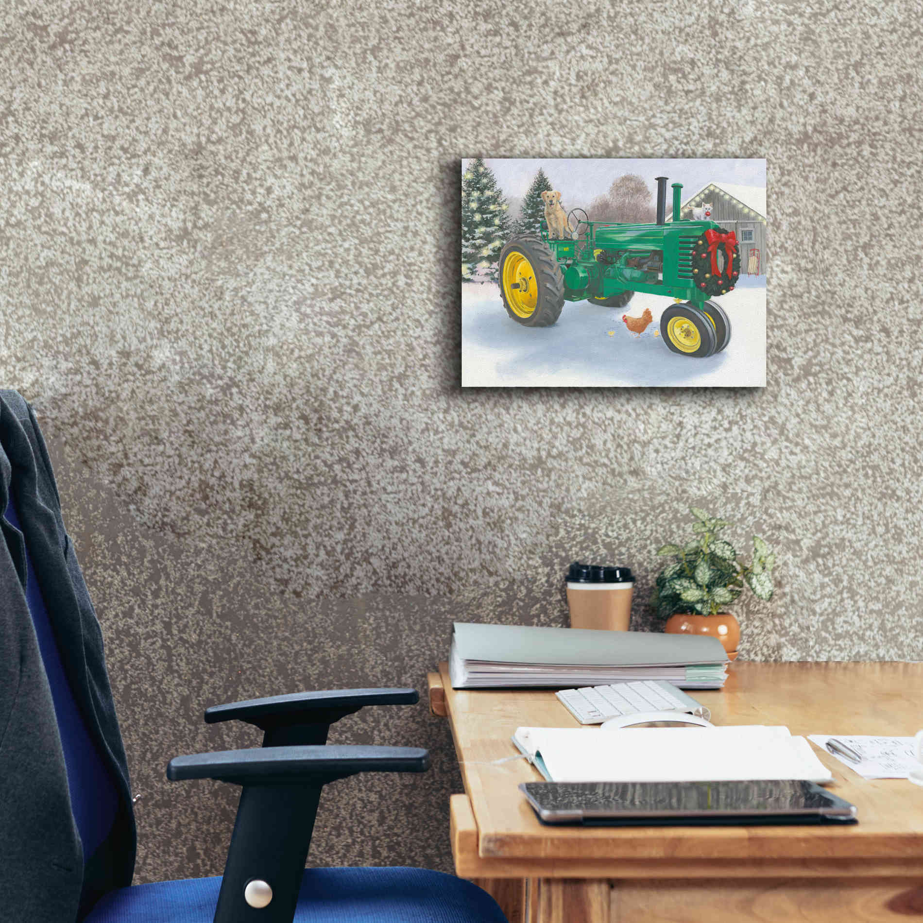 'Christmas in the Heartland III' by James Wiens, Canvas Wall Art,16 x 12