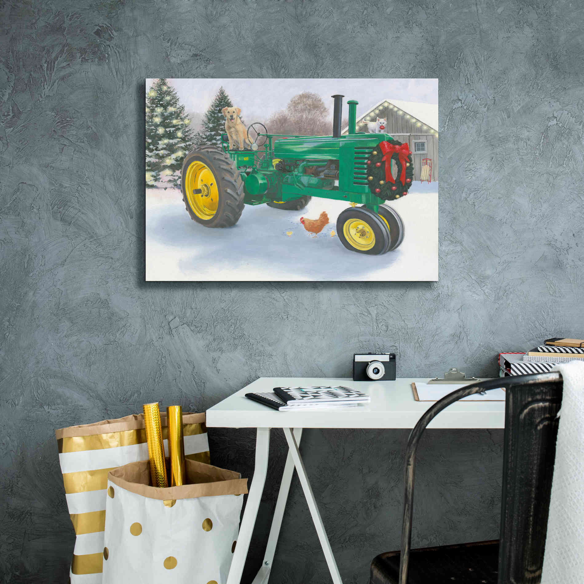 'Christmas in the Heartland III' by James Wiens, Canvas Wall Art,26 x 18