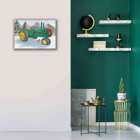 Image of 'Christmas in the Heartland III' by James Wiens, Canvas Wall Art,26 x 18