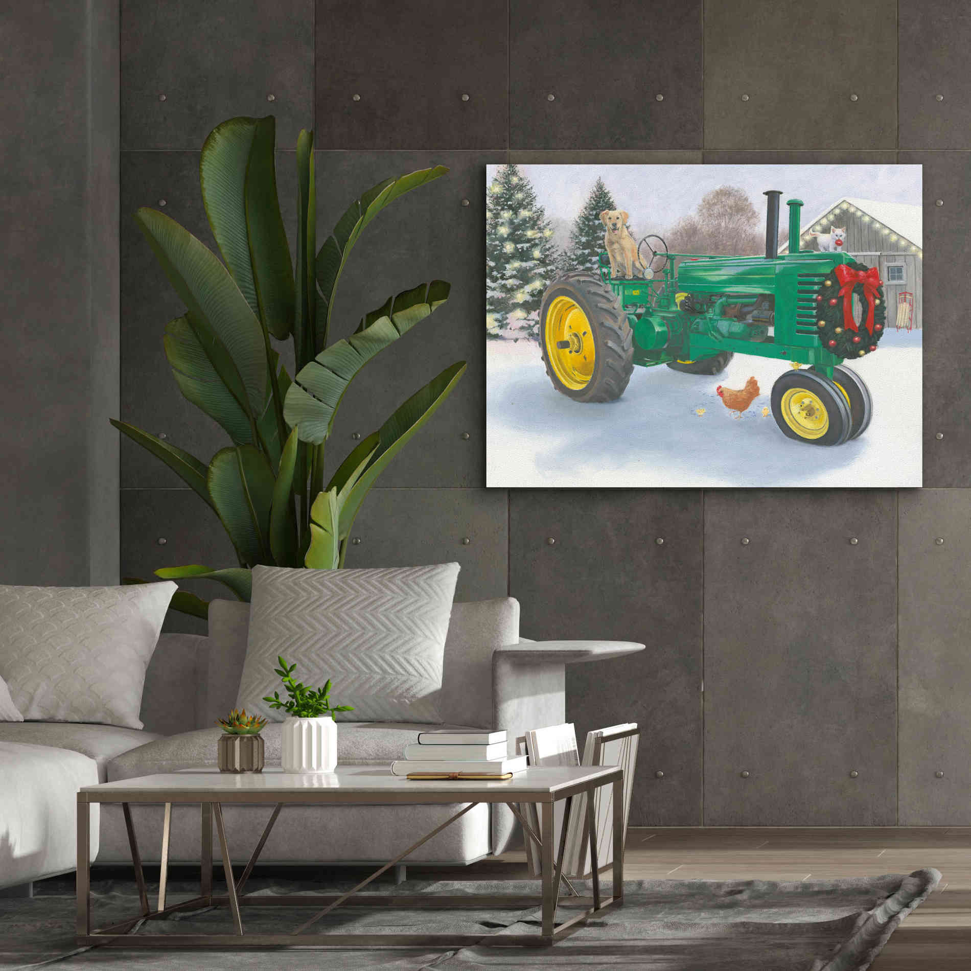 'Christmas in the Heartland III' by James Wiens, Canvas Wall Art,54 x 40