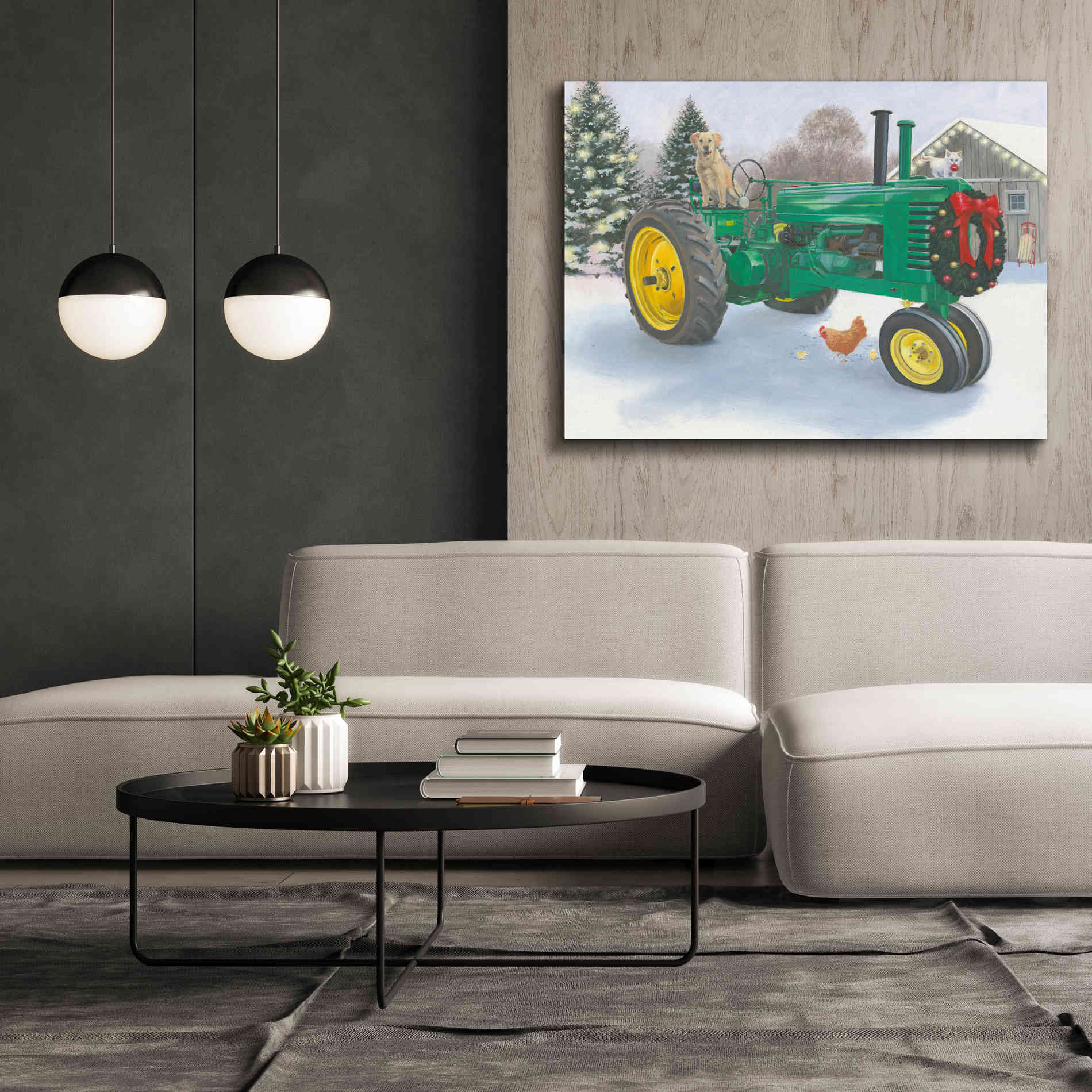 'Christmas in the Heartland III' by James Wiens, Canvas Wall Art,54 x 40