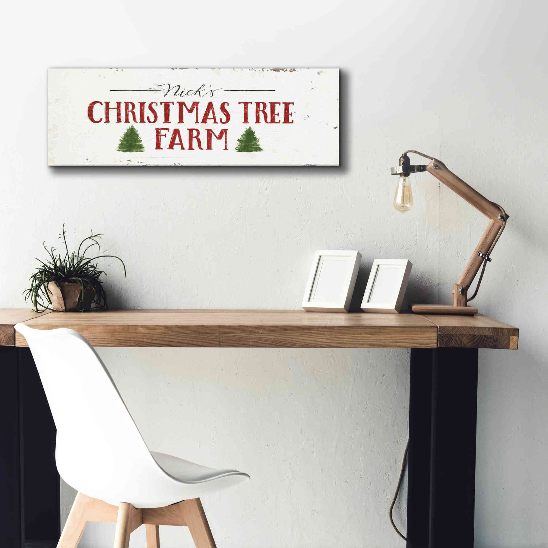'Christmas in the Heartland VI' by James Wiens, Canvas Wall Art,36 x 12