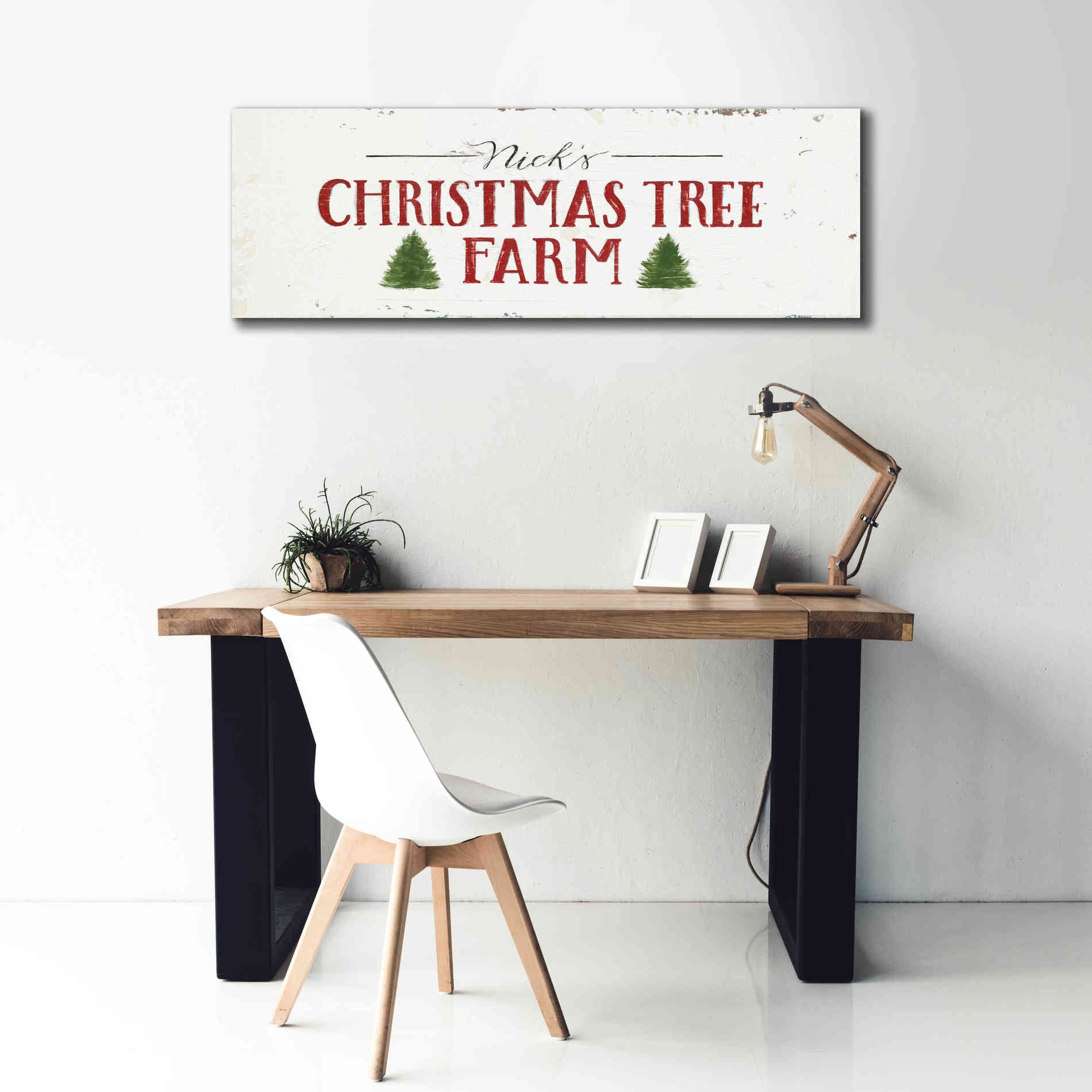 'Christmas in the Heartland VI' by James Wiens, Canvas Wall Art,60 x 20