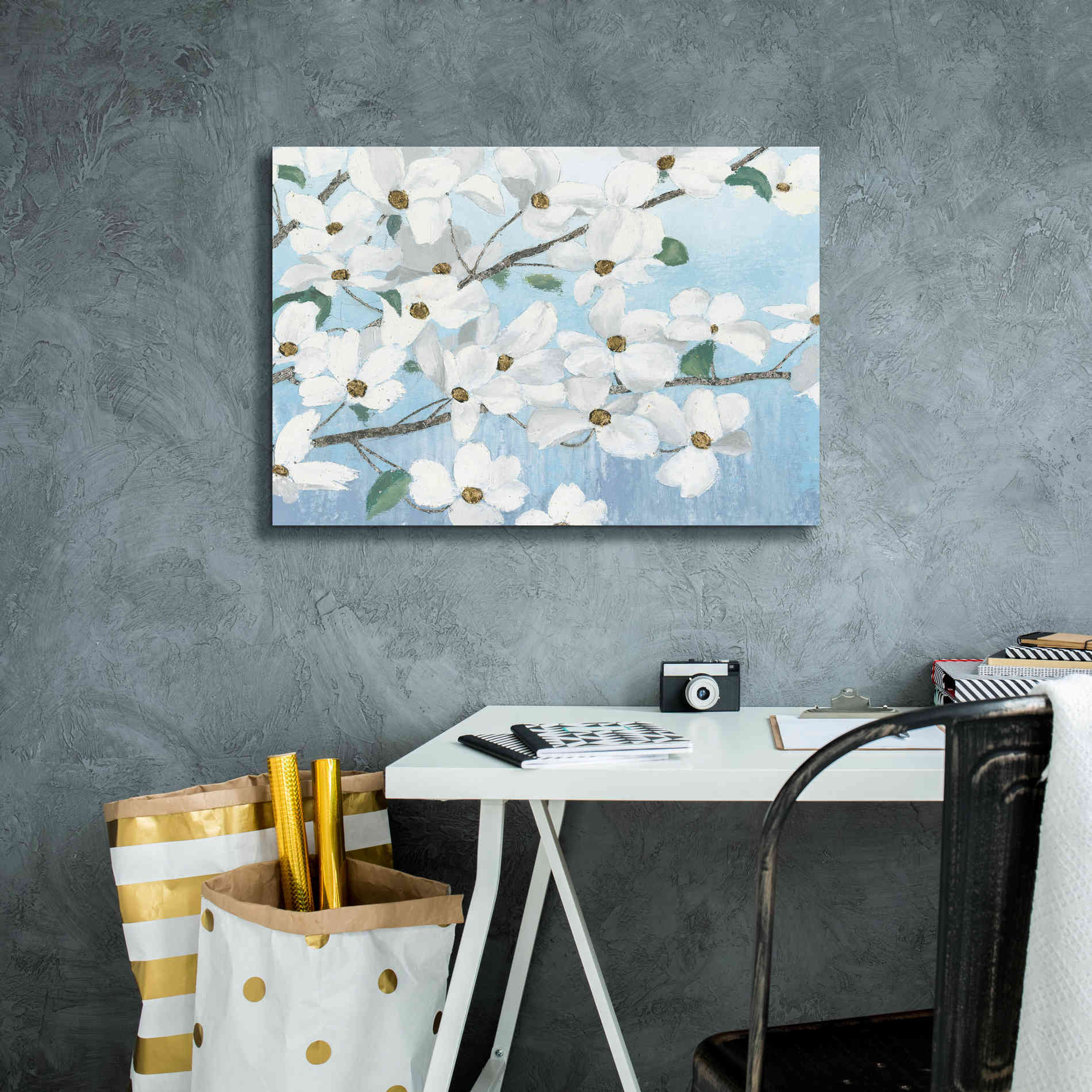 'Graceful Touch' by James Wiens, Canvas Wall Art,26 x 18