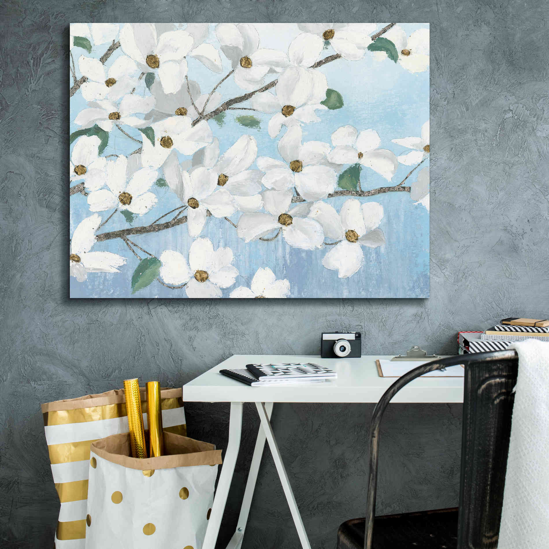'Graceful Touch' by James Wiens, Canvas Wall Art,34 x 26
