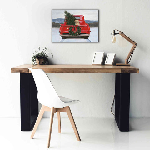 Image of 'Christmas in the Heartland IV' by James Wiens, Canvas Wall Art,26 x 18