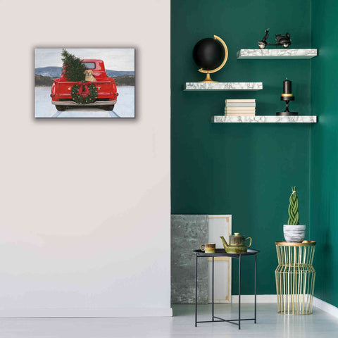 Image of 'Christmas in the Heartland IV' by James Wiens, Canvas Wall Art,26 x 18