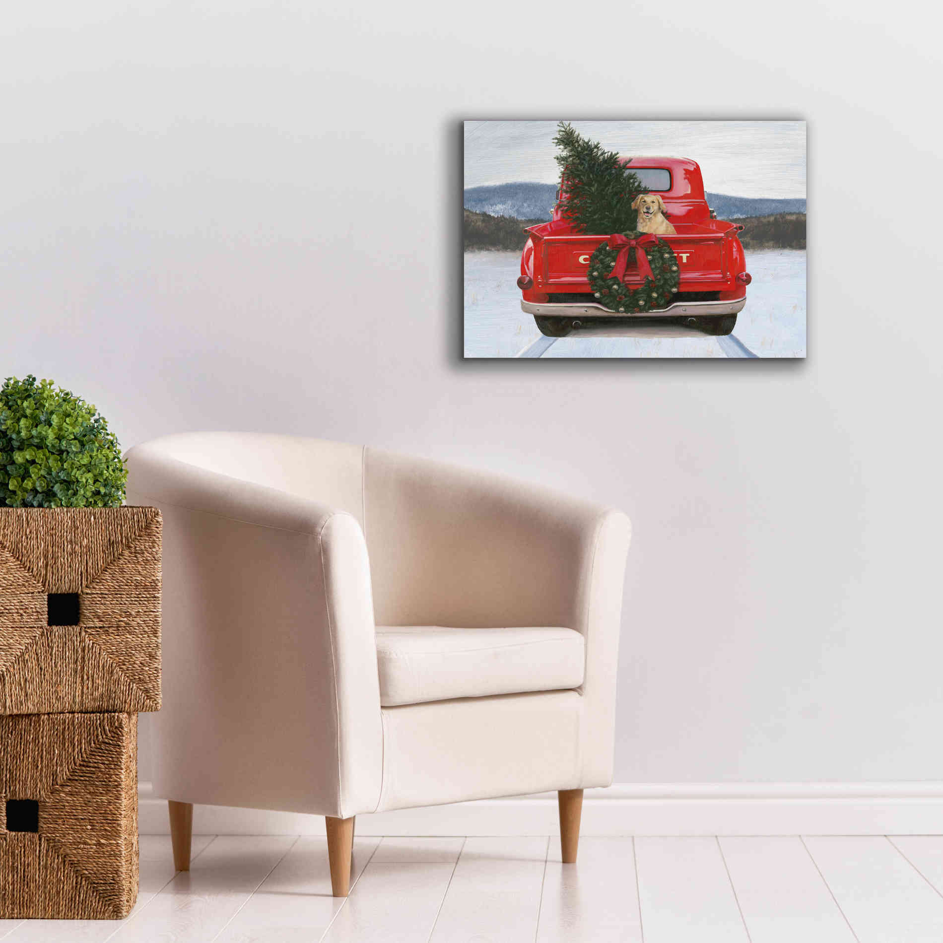 'Christmas in the Heartland IV' by James Wiens, Canvas Wall Art,26 x 18