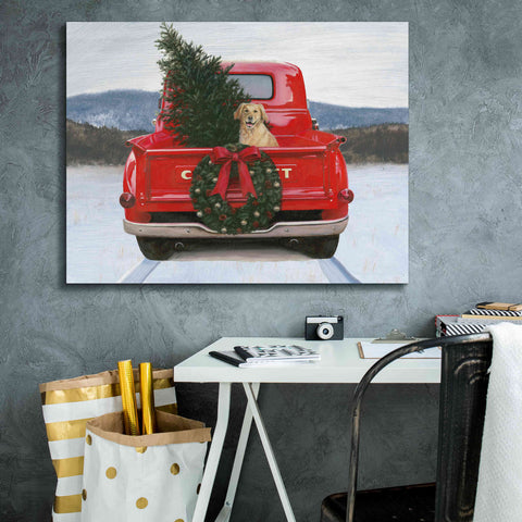 Image of 'Christmas in the Heartland IV' by James Wiens, Canvas Wall Art,34 x 26