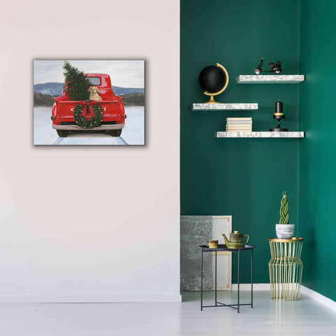 Image of 'Christmas in the Heartland IV' by James Wiens, Canvas Wall Art,34 x 26