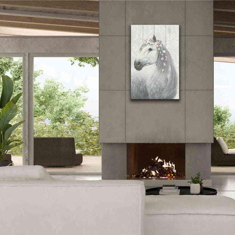 Image of 'Spirit Stallion II on wood' by James Wiens, Canvas Wall Art,26 x 40