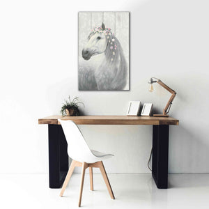 'Spirit Stallion II on wood' by James Wiens, Canvas Wall Art,26 x 40