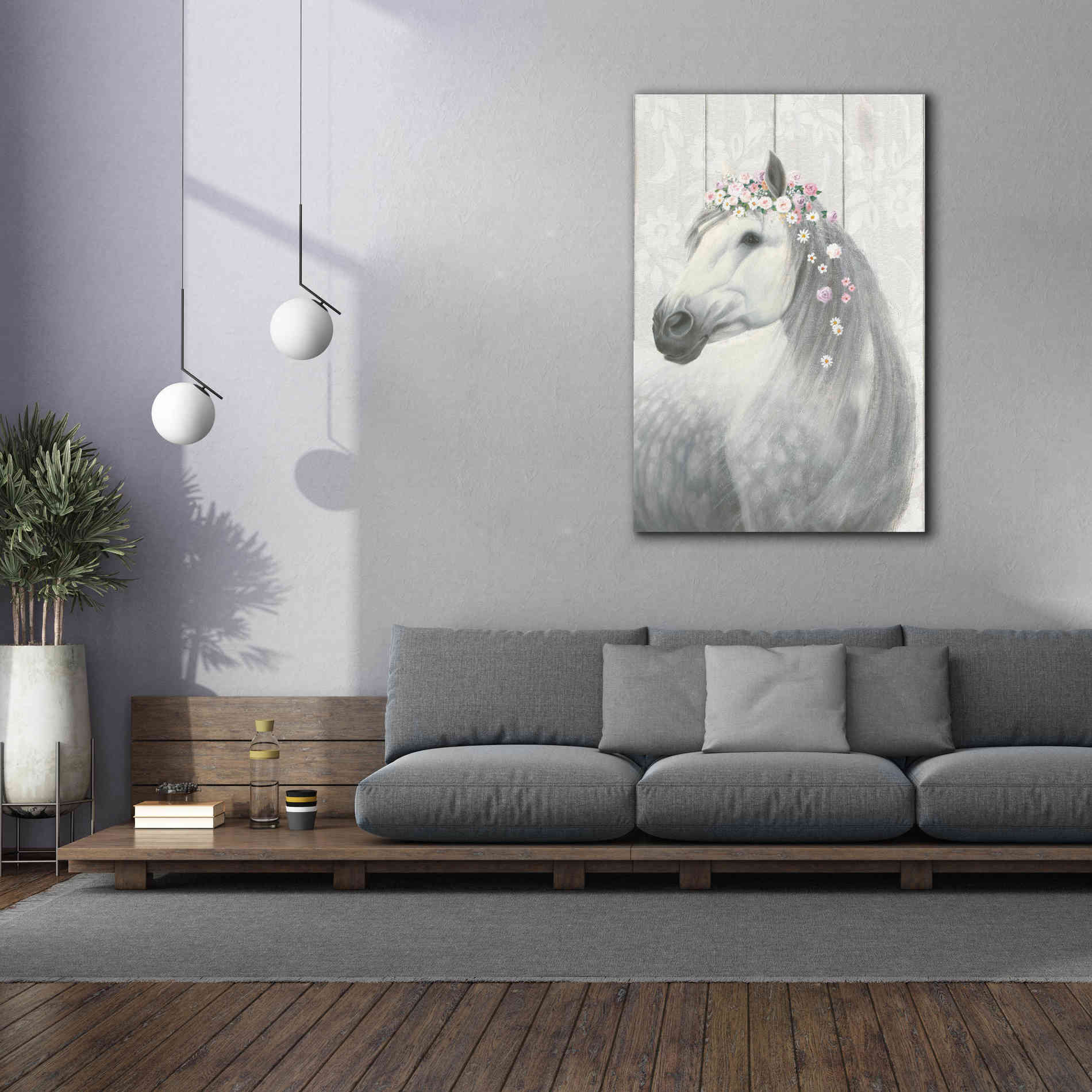 'Spirit Stallion II on wood' by James Wiens, Canvas Wall Art,40 x 60