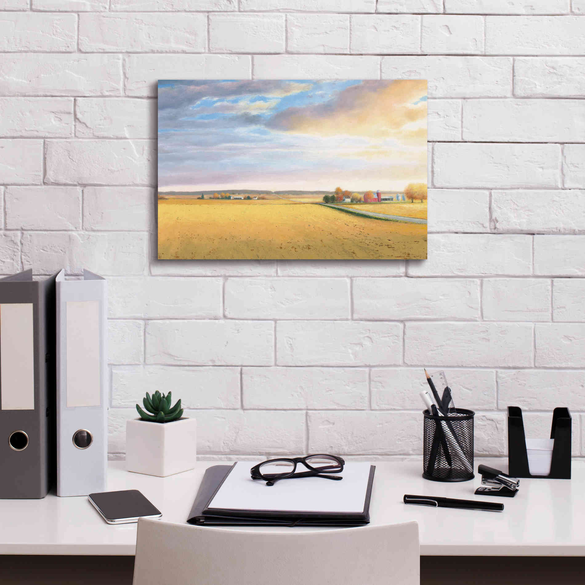 'Heartland Landscape' by James Wiens, Canvas Wall Art,18 x 12