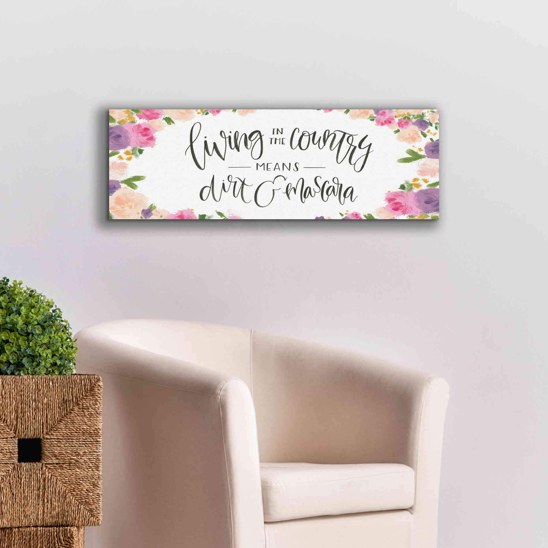 'Beautiful Country IV' by James Wiens, Canvas Wall Art,36 x 12