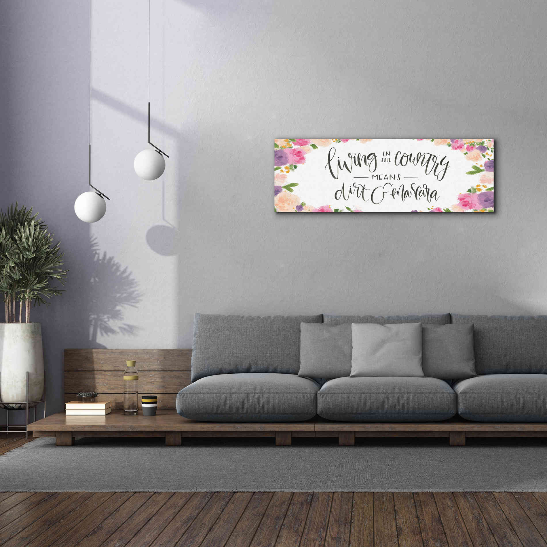 'Beautiful Country IV' by James Wiens, Canvas Wall Art,60 x 20