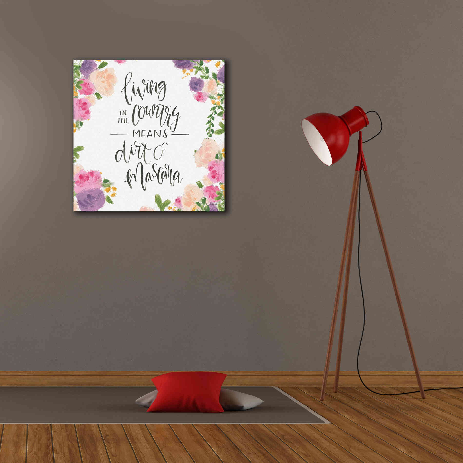 'Beautiful Country V' by James Wiens, Canvas Wall Art,26 x 26