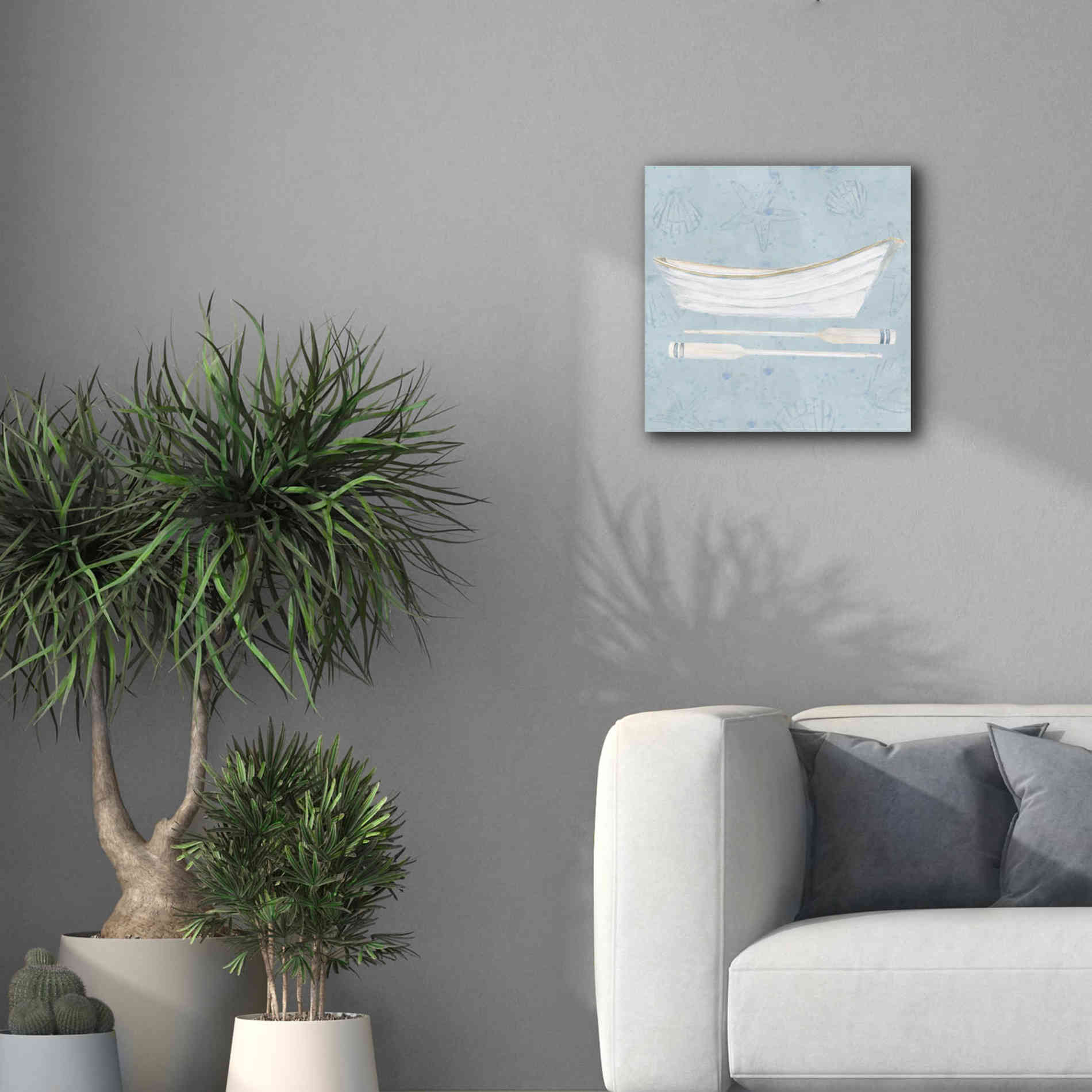 'Serene Seaside I' by James Wiens, Canvas Wall Art,18 x 18