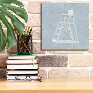 'Serene Seaside II' by James Wiens, Canvas Wall Art,12 x 12