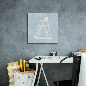 'Serene Seaside II' by James Wiens, Canvas Wall Art,18 x 18