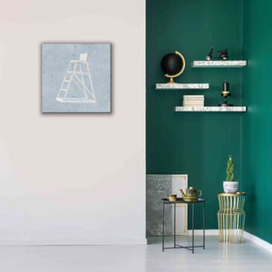 'Serene Seaside II' by James Wiens, Canvas Wall Art,26 x 26