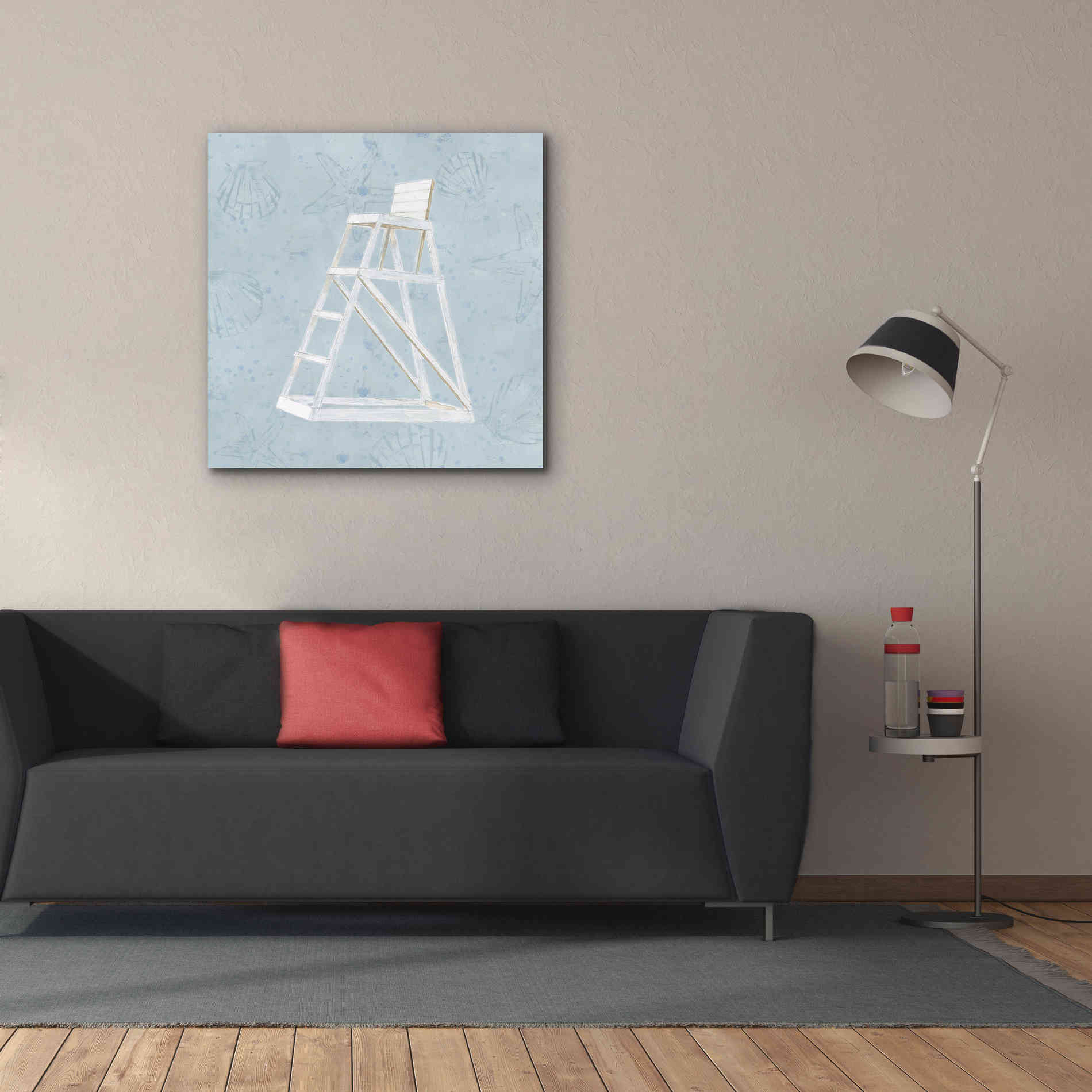 'Serene Seaside II' by James Wiens, Canvas Wall Art,37 x 37