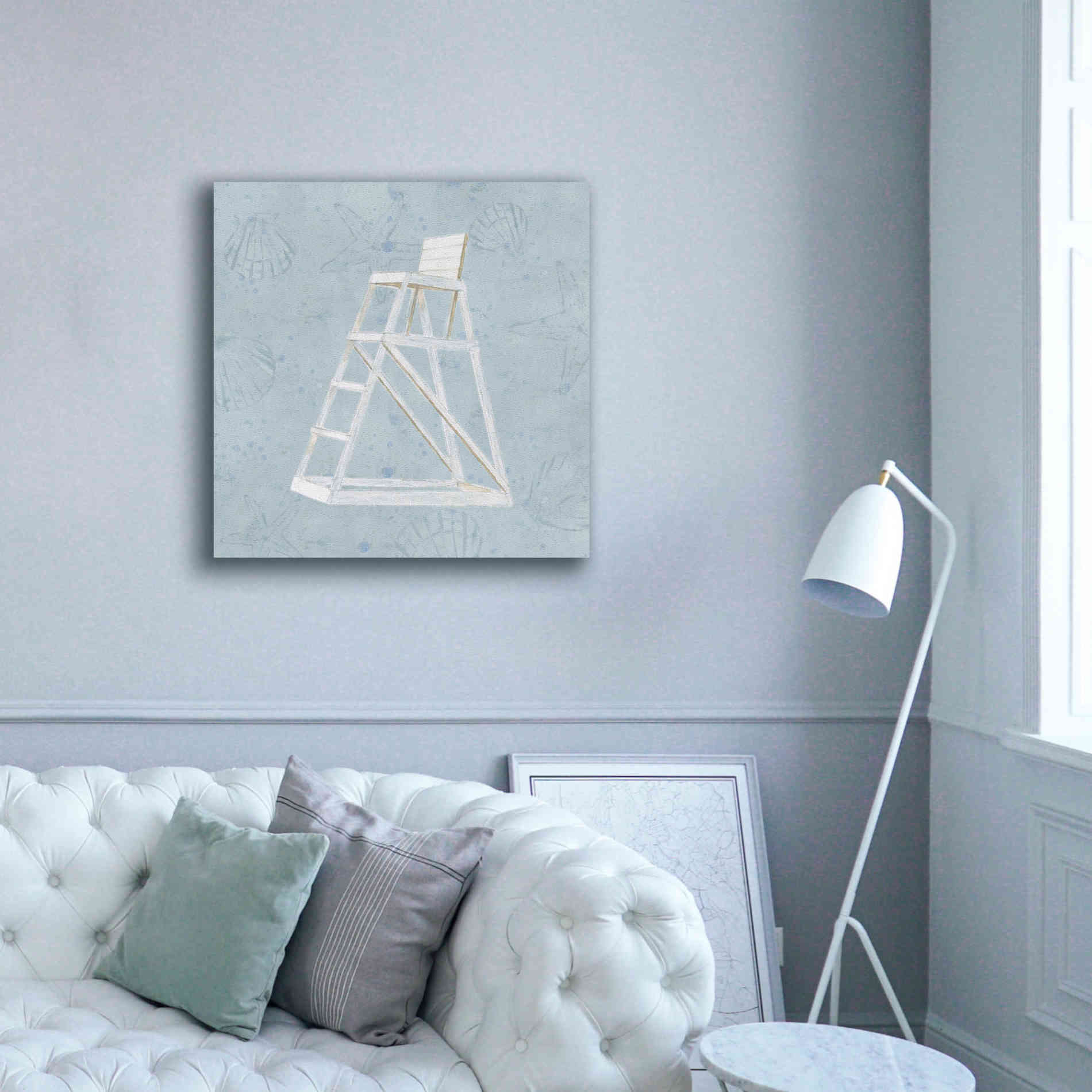 'Serene Seaside II' by James Wiens, Canvas Wall Art,37 x 37